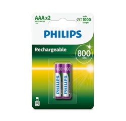 Pile rechargeable Philips PILES RECHARGEABLE AAA LR03 800 MAH