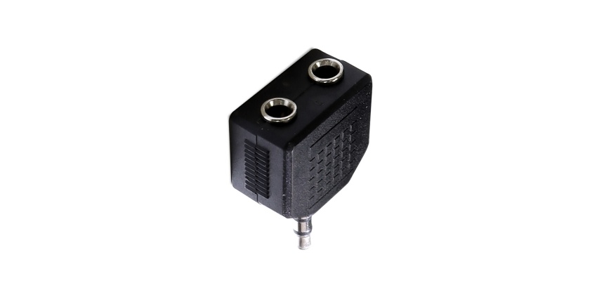 Câble et Connectique Accsup ADAPTATEUR JACK 3,5 STEREO MALE / 2 X JACK 3,5 STEREO FEMELLE
