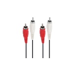 Câble et Connectique Accsup CABLE 2 RCA MALE / 5M NOiR