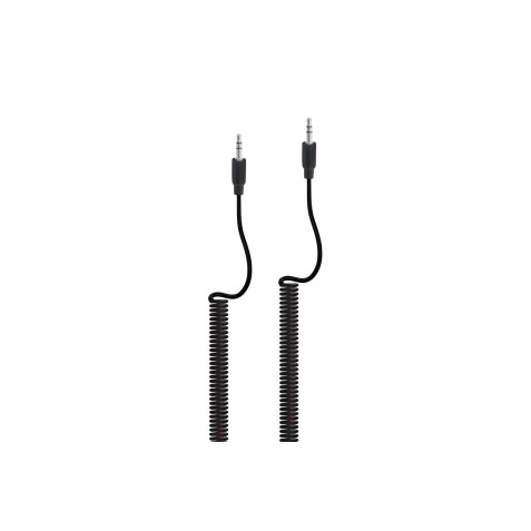 Câble et Connectique Accsup CABLE SPIRALE JACK 3,5 / JACK 3,5 1,5M NOIR