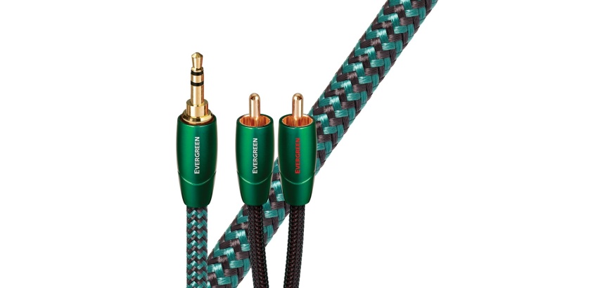 Câble et Connectique Audioquest CABLE JACK 3.5 - RCA EVERGREEN 1.5 M