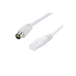 Câble et Connectique Erard Cordon Balun RJ45 M / TV 9.52mm M - PASSIF - 1m50