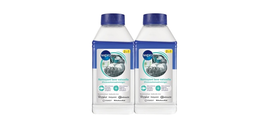 Produits entretien Lave Vaisselle Wpro LOT DE 2 NETTOYANTS LAVE-VAISSELLE
