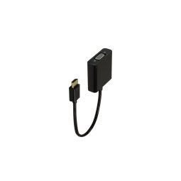 Accessoire TV vidéo Accsup ADAPTATEUR HDMI MALE VERS VGA FEMELLE 20 CM NOIR