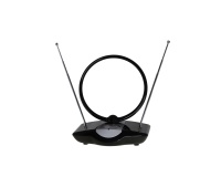 Antenne TV / TNT Accsup ANTENNE INTERIEURE AMPLIFIEE NOIRE