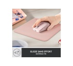 Tapis de souris Logitech Mouse Pad Studio Series Durable, Glissement Facile - Rose