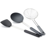 Ustensile de cuisine Joseph Joseph Ensemble de 3 ustensiles compacts Nest Fusion pour wok