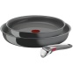 Batterie de cuisine Tefal SET POELES 24/28 CM + 1 POIGNEE AMOVIBLE GRIS HIPPO PREMIUM INGENIO RENEW INDUCTIONL2629202