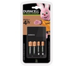 Chargeur de piles Duracell Chargeur 4H de 4 piles AA/AAA