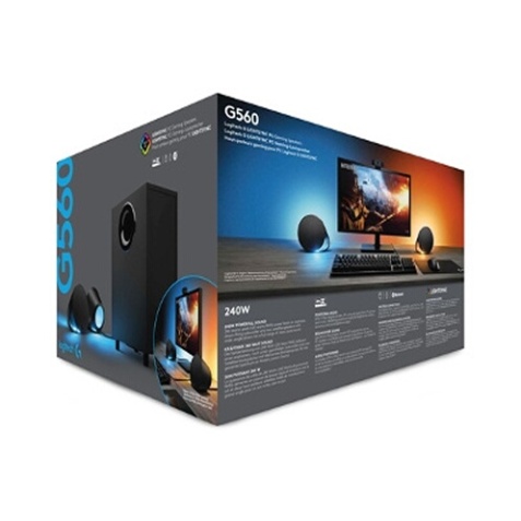 Logitech G560 - speaker system - for PC - wireless