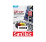 Sandisk clé USB Ultra Flair 64 Go Usb 3.0 (Usb-A) Noir/argent