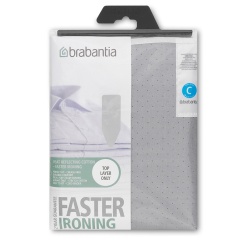 Accessoire soin du linge Brabantia HOUSSE DE TABLE A REPASSER C METALLISE 124x45
