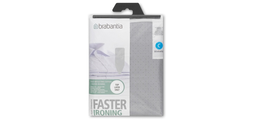 Accessoire soin du linge Brabantia HOUSSE DE TABLE A REPASSER C METALLISE 124x45