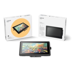 Tablette graphique Wacom Tablette graphique tactile avec ecran Full HD 15.6'' et stylet (PC / MAC) - 8192 niveaux de pression - Noire - Stylet Pro Pen 2