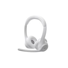 Casque PC Logitech Zone 300 Bluetooth sans fil avec microphone anti-parasite - Blanc