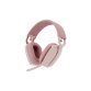 Casque PC Logitech Zone Vibe 100 Casque d''ecoute leger sans fil avec Micro anti-bruit - Rose