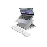 Clavier Logitech Casa Pop-Up Desk Blanc, support, clavier sans fil, pavé tactile