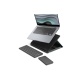 Clavier Logitech Casa Pop-Up Desk Graphite, support, clavier sans fil, pavé tactile