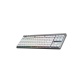 Clavier Logitech sans fil G515 LIGHTSPEED sans pavé numérique (switch marron) - Blanc