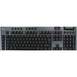 Clavier Logitech gaming sans fil ultra-plat G915 X LIGHTSPEED, switchs GL Brown Tactile - PC/Mac - Noir