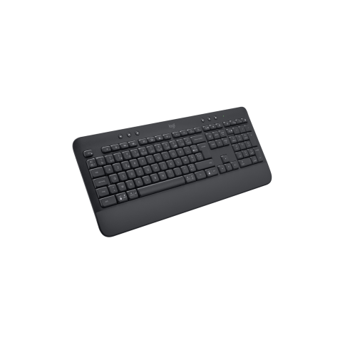 Clavier Logitech Signature K650, Clavier sans fil Ergonomique Entier avec Repose-Poignets - Graphite