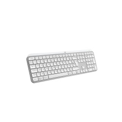 Clavier Logitech MX Keys S Clavier Sans Fil Rechargeable USB C, Silencieux, Plat, Retroeclaire - Gris pale