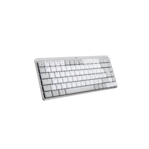 Clavier Logitech MX Mechanical Mini pour Mac Clavier Sans Fil Illumine - Gris Pale