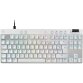 Clavier Logitech G PRO X TKL RAPID, gaming filaire sans pave numerique avec touches analogiques magnetiques, RVB - Blanc