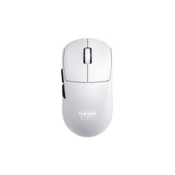 Souris Cherry XTRFY M68 PRO Wireless - Souris de gaming sans fil symetrique ultra rapide - ultra-legere - 8k - Blanc