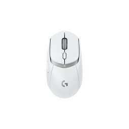 Souris Logitech sans fil G309 LIGHTSPEED, légère, switch hybrides LIGHTFORCE, capteur HERO 25K - Blanche