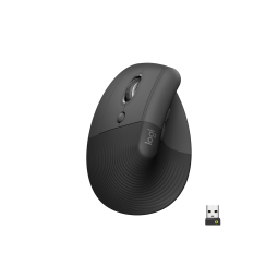 Souris Logitech Lift Left Ergonomique Verticale, Sans Fil, Silencieuse - Graphite