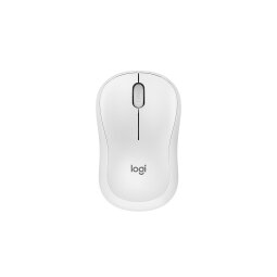 Souris Logitech M240 Souris Bluetooth, Sans fil, Compacte, Portable, Suivi fluide - Blanc