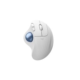 Souris Logitech ERGO M575S trackball sans fil, ergonomique - Blanc cassé