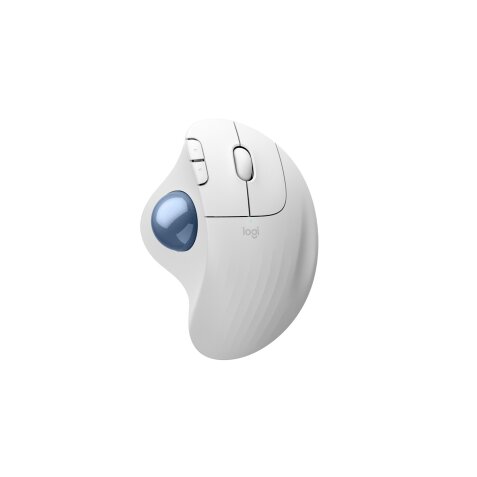 Souris Logitech ERGO M575S trackball sans fil, ergonomique - Blanc cassé