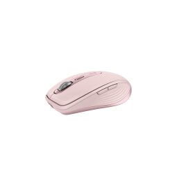 Souris Logitech MX Anywhere 3S Souris Sans Fil Silencieuse, Compacte, Defilement Rapide, Suivi toute Surface en 8K DPI - Rose