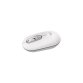 Souris Logitech POP Mouse Bluetooth sans fil compacte et portable - Blanc casse