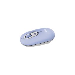 Souris Logitech LogitPOP Mouse, Bluetooth sans fil compacte et portable - Lilas