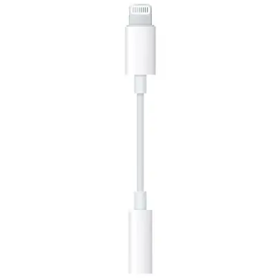 Câble téléphone portable Apple. Adaptateur Lightning vers prise jack 3,5 mm (MMX62ZM/A)