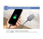Chargeur pour téléphone mobile Force Power Chargeur Secteur GAN 1 Port C 65W Gris