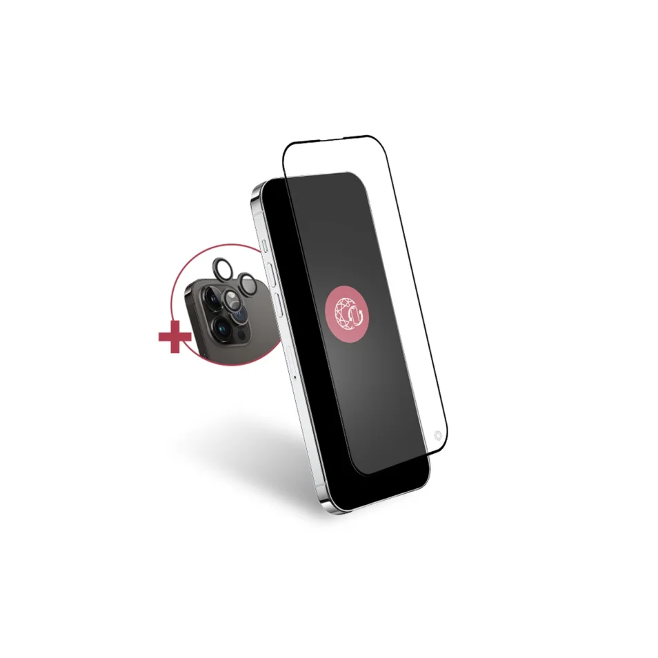 Protection d'écran pour smartphone Forceglass Pack caméra lens +