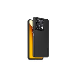 Coque et étui téléphone mobile Made For Xiaomi Coque arriere semi-rigide noir pour Redmi Note 13 5G