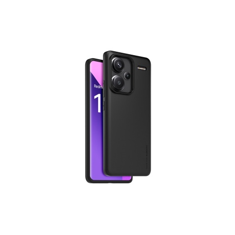 Coque et étui téléphone mobile Made For Xiaomi Coque arriere semi-rigide noir pour Redmi Note 13 Pro Plus 5G