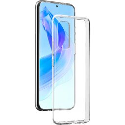 Coque et étui téléphone mobile Bbc Silisoft transparente pour Honor 90 Lite