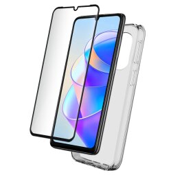 Coque et étui téléphone mobile Bbc Pack silitrans + Verre Trempe 2,5D Pour Honor X7A