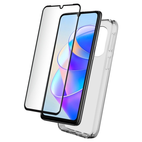 Coque et étui téléphone mobile Bbc Pack silitrans + Verre Trempe 2,5D Pour Honor X7A