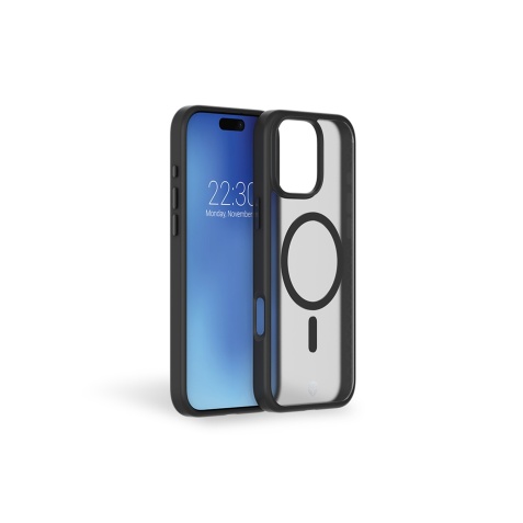 Coque et étui téléphone mobile Forcecase coque Air Frost avec Magsafe pour iphone 16 Pro Max Noire