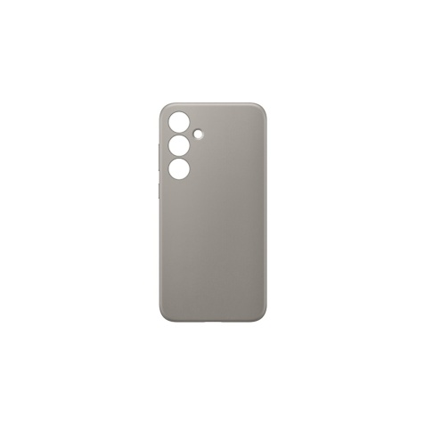 Coque et étui téléphone mobile Samsung Coque en cuir Vegan pour Galaxy S24+ Taupe