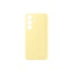 Coque et étui téléphone mobile Samsung Coque avec laniere et support pour Galaxy S24 FE - Jaune