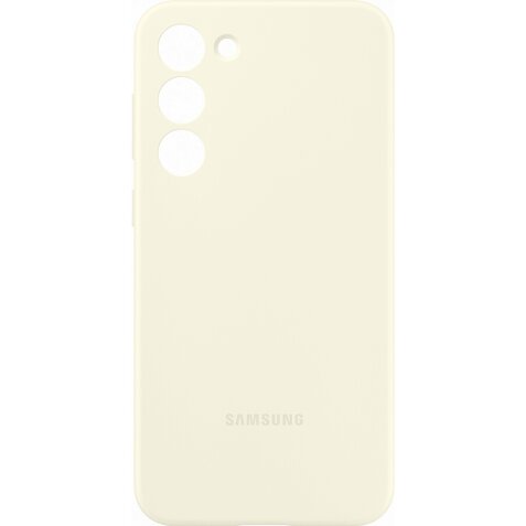 Coque et étui téléphone mobile Samsung Coque Silicone S23+ Blanc