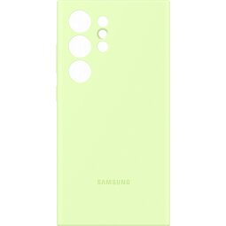 Coque et étui téléphone mobile Samsung Coque Silicone pour Galaxy S24 Ultra Vert Clair